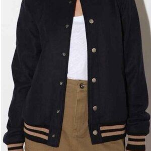 Urban outfitters BDG Navy baseball jacket